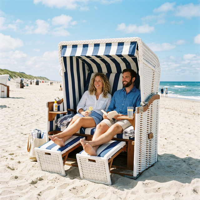 2er Strandkorb Klassik